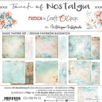 8" x 8" paper pad - Touch of Nostalgia Backgrounds