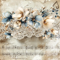 8" x 8" paper pad - Melody of My Soul