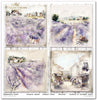 11.8" x 12.1" paper pad - Provence Scented with Lavender