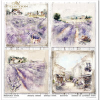 11.8" x 12.1" paper pad - Provence Scented with Lavender