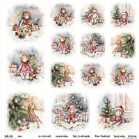 11.8" x 12.1" paper pad - Christmas Wishes