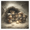 Winter Mice 8 - rice paper set - Crafty Wizard