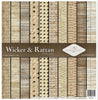 11.8" x 12.1" paper pad - Wicker & Rattan - Crafty Wizard