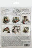 Retro Christmas 5 - rice paper set - Crafty Wizard