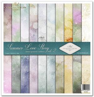 11.8" x 12.1" paper pad - Summer Love Story 2