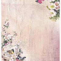 Rosy Summertime -  Mixed media set