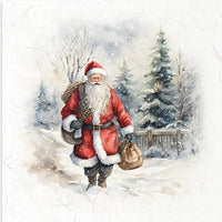 Father Christmas - rice paper set