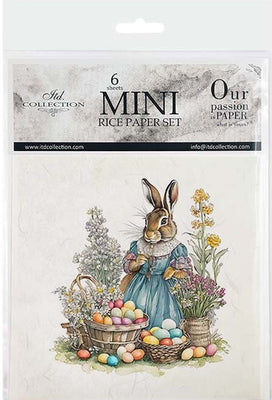 Easter Rabbits  3 - rice paper set