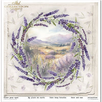 11.8" x 12.1" paper pad - Provence Scented with Lavender