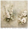11.8" x 12.1" paper pad - Written in Flowers 1 - Crafty Wizard