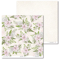 12" x 12" paper pad - Lily Flower