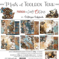 12" x 12" paper pad - Mists of Toolbox Town