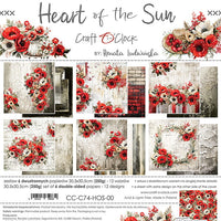 12" x 12" paper pad - Heart of the Sun