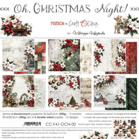 12" x 12" paper pad - Oh Christmas Night