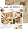 12" x 12" paper pad - Shades of Nature