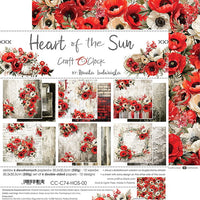 12" x 12" paper pad - Heart of the Sun