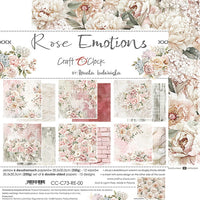 12" x 12" paper pad - Rose Emotions