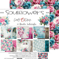 12" x 12" paper pad - Soulflowers
