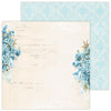 12" x 12" paper pad - Forget Me Not