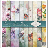 11.8" x 12.1" paper pad - Summer Love Story