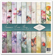 11.8" x 12.1" paper pad - Summer Love Story