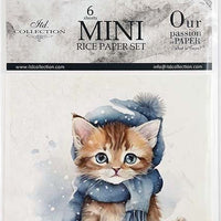 Winter Fun Animals 2 - rice paper set