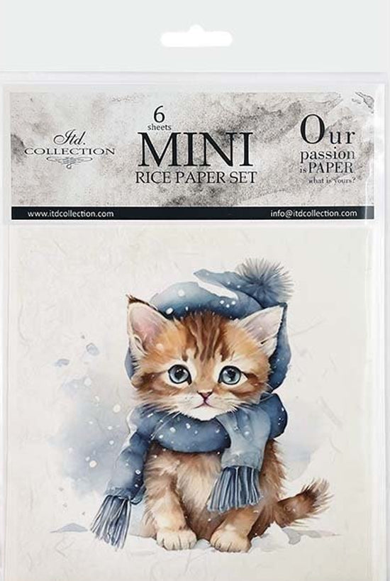 Winter Fun Animals 2 - rice paper set