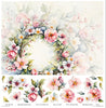 11.8" x 12.1" paper pad - Spring Bouquet