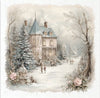 Winter Rose 2 - rice paper set