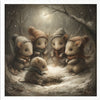 Winter Mice 8 - rice paper set - Crafty Wizard