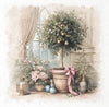 Winter Rose 8 - rice paper set