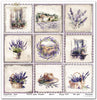 11.8" x 12.1" paper pad - Provence Scented with Lavender