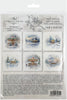 Winter merry go round - rice paper set