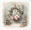 Winter Rose 8 - rice paper set