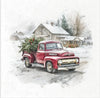 Retro Christmas 3 - rice paper set - Crafty Wizard