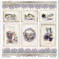 11.8" x 12.1" paper pad - Provence Scented with Lavender