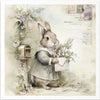 Bunnies 3 - rice paper set - Crafty Wizard