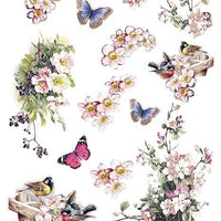 Rosy Summertime -  Mixed media set
