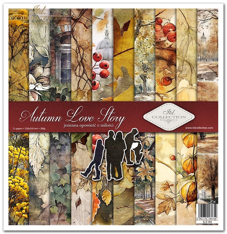 11.8" x 12.1" paper pad - Autumn Love Story