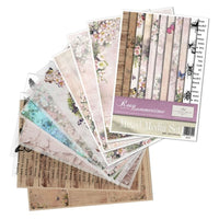 Rosy Summertime -  Mixed media set