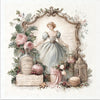 Winter Rose 4 - rice paper set
