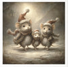 Winter Mice 3 - rice paper set - Crafty Wizard