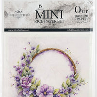 Spring Wreath 2 - rice paper set