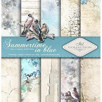 A4 Summertime in Blue paper pad