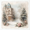 Winter Rose 2 - rice paper set