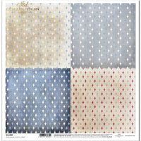 11.8" x 12.1" ITD Collection - Set 11 - mixed design paper sheets