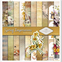 11.8" x 12.1" paper pad - Spring Impressions