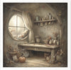 Mouse World Interior 1 - rice paper set - Crafty Wizard