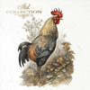 Roosters 1 - rice paper set