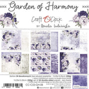 6" x 6" paper pad - Garden of Harmony